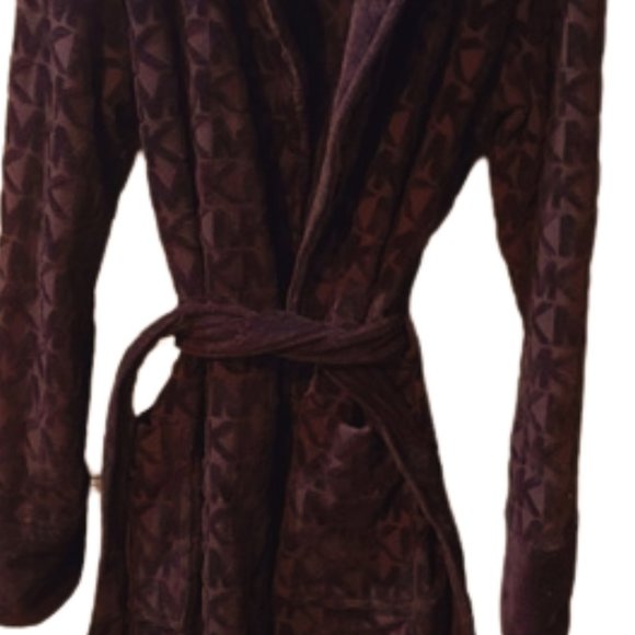 Michael Kors Logo Cotton Terry Robe - Picture 7 of 15